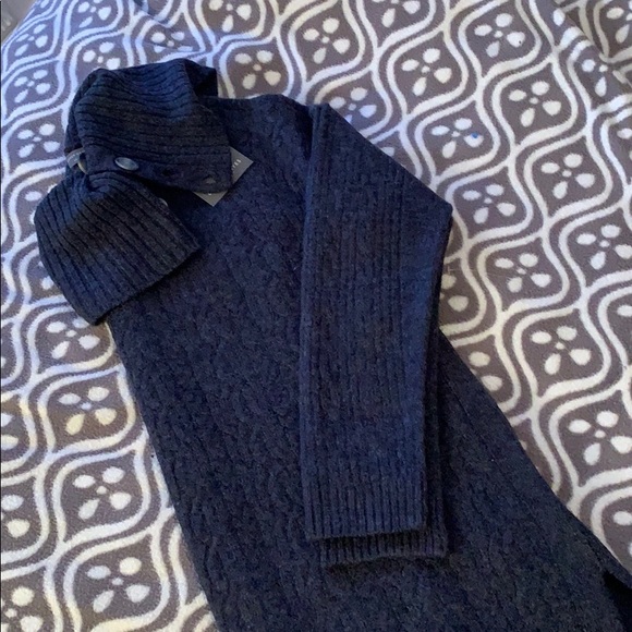 Button Turtle Neck Sweater - Picture 2 of 3